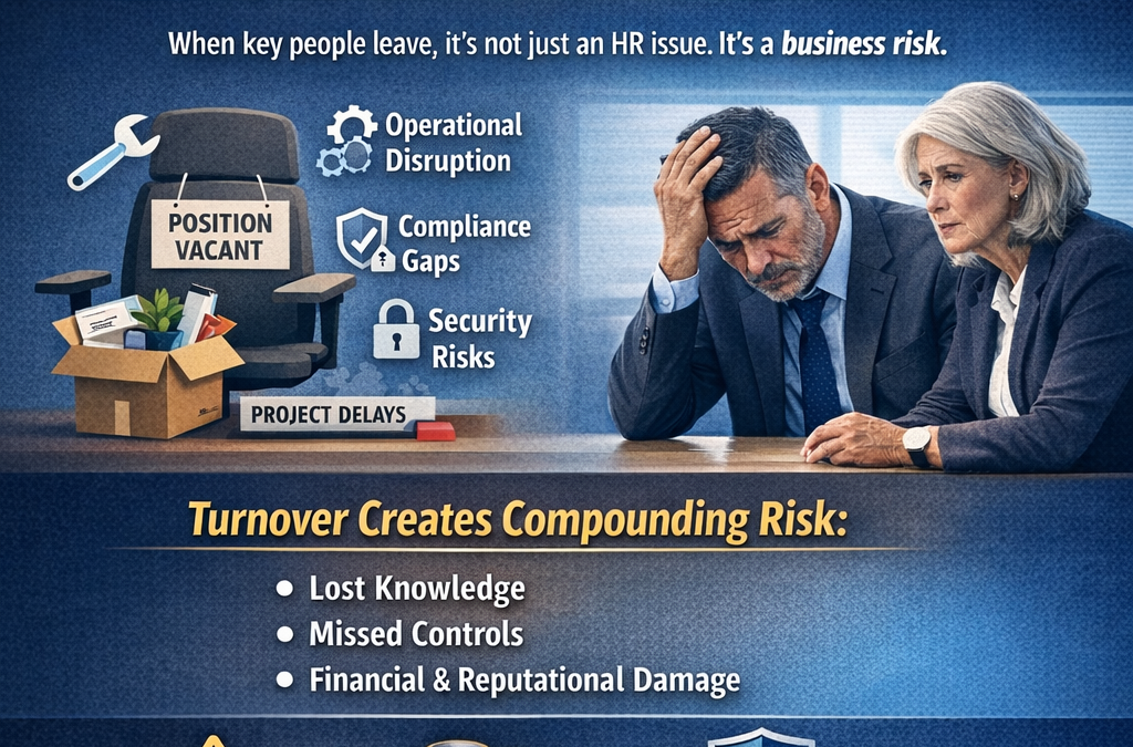 Employee Turnover Isn’t an HR Problem — It’s a Risk Management Problem
